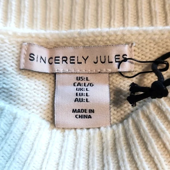 NEW! Sincerely Jules SKI Crewneck Pullover Sweater - Picture 6 of 9